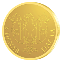 România Descătușată - medalie înnobilată cu aur pur şi colorare parțială