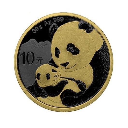 Panda monedă din argint 2019 Golden Ring