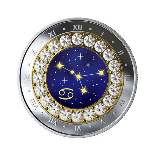 Zodia Rac 2019 monedă din argint proof