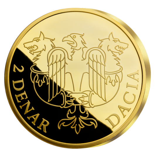 Marea Unire - Piesă comemorativă XXL înnobilată cu aur pur