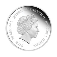 Marge Simpson monedă dn argint 1 oz Proof