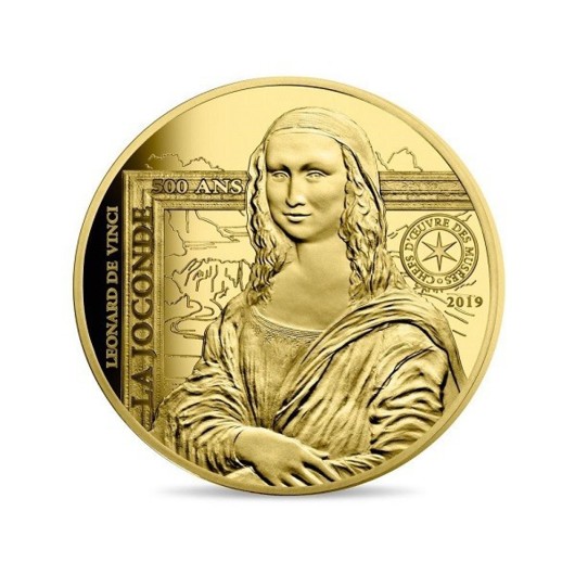 Mona Lisa monedă din aur 1\/4 oz proof