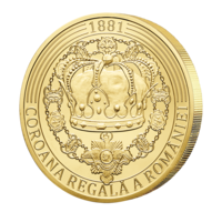Regatul Romaniei set aniversar - Piese exclusive înnobilate cu aur pur