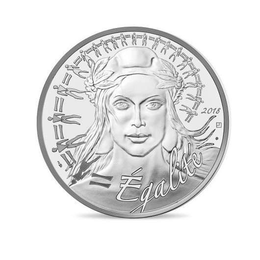 Marianne - Egalitate - monedă din argint