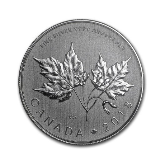 Frunza de arțar 2018 - monedă din argint