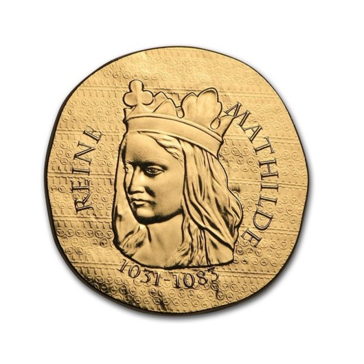 France, 2016, 50 EUR, Queen Matilda, 8,45g AU 920\/1000, Proof