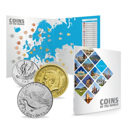 Monede de pe glob -  albumul de colecţie Europa