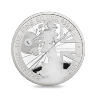 30. výročí Britannia stříbrná mince 1 oz proof