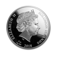 Anul Câinelui 2018 - monedă din argint 5 OZ
