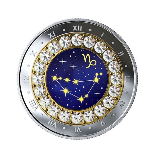 Zodia Capricorn 2019 monedă din argint pur
