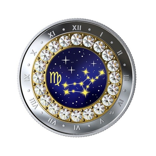 Zodia Fecioară 2019 monedă din argint proof