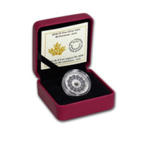 Birthstone Iunie - monedă din argint decorată cu cristal original Swarovski