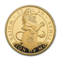 Leul Alb din Mortimer monedă din aur Proof 1/4 oz