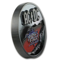 AC/DC - The Razors Edge monedă din argint Black Proof