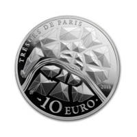 Comorile Parisului - Podul Alexandru al III-lea Monedă din argint PROOF
