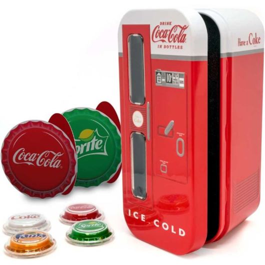 Automat Coca Cola set din argint