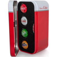 Automat Coca Cola set din argint