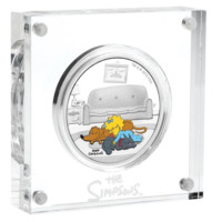 Maggie Simpson monedă dn argint 1 oz Proof