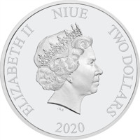 Anul Șobolanului 2020 monedă din 1 oz argint Proof