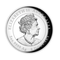 Anul Șobolanului monedă din argint 5 oz Proof